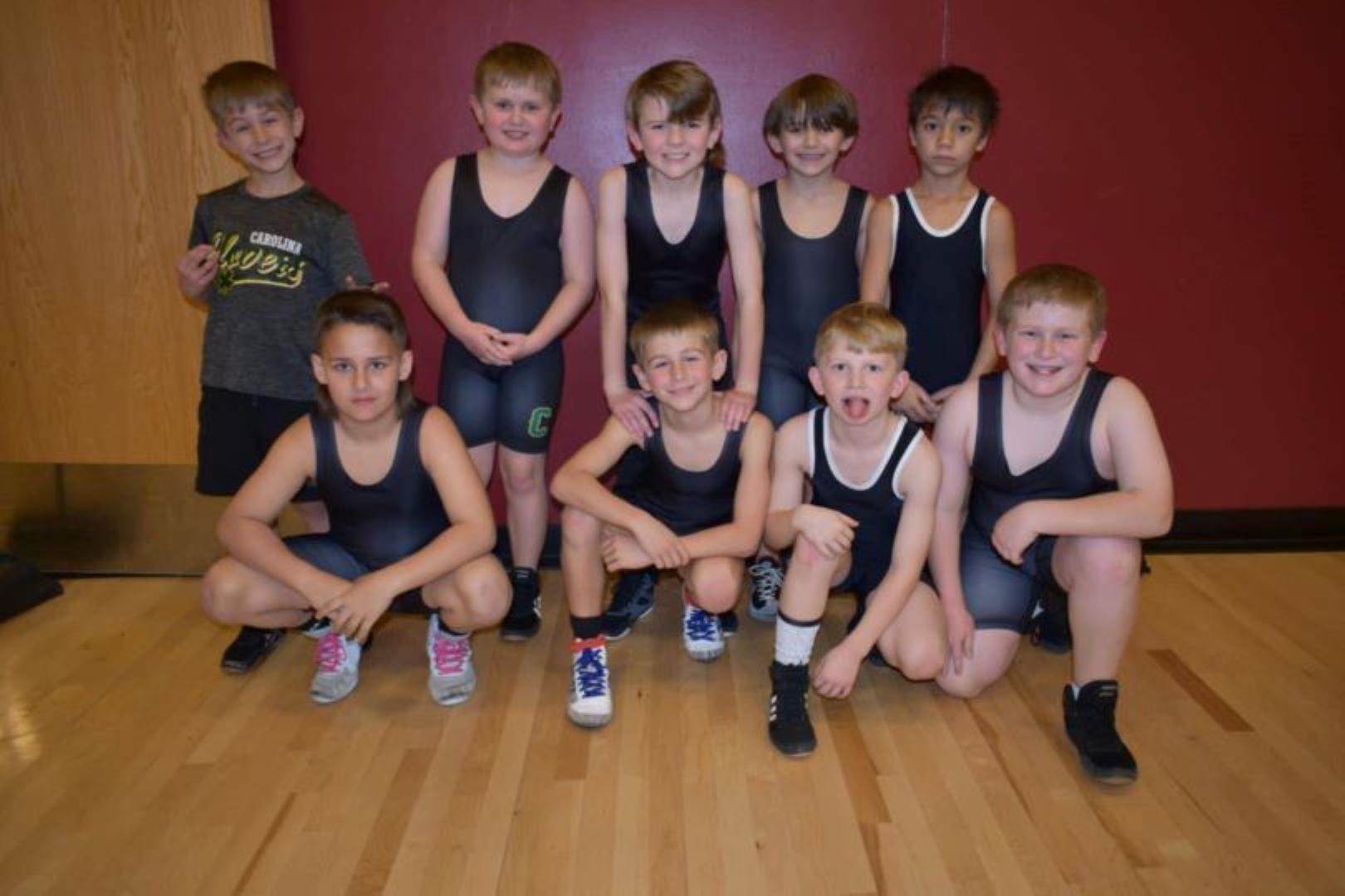 Wrestler celebrating a win